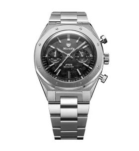 NIVADA GRENCHEN F77 CHRONO MECAQUARTZ CARBON 38 MM - F77 - ZNAČKY