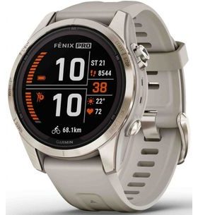 GARMIN FĒNIX 7S PRO SAPPHIRE SOLAR EDITION SOFT GOLD / LIGHT SAND BAND - 010-02776-15 - FENIX 7S - BRANDS