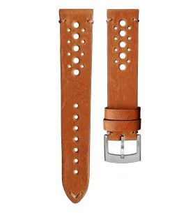 KOŽENÝ ŘEMÍNEK BIATEC | ZLATOHNĚDÝ RACING - 20 MM - STRAPS - ACCESSORIES
