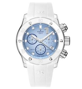 EDOX CO-1 CHRONOLADY QUARTZ CHRONOGRAPH 10255-3BCABBUCI - HODINKY