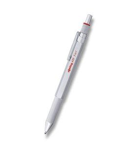 BALLPOINT PEN MULTIPEN ROTRING 600 SILVER 3IN1 3 COLOURS + MECHANICAL PENCIL 0,5MM 1520/2164109 - BALLPOINT PENS - ACCESSORIES