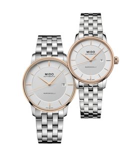 SET MIDO BARONCELLI SIGNATURE M037.407.21.031.00 A M037.207.21.031.00 - HODINKY PRO PÁRY - HODINKY