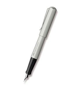 PLNICÍ PERO FABER-CASTELL HEXO SILVER MATT 0021/15059 - FOUNTAIN PENS - ACCESSORIES