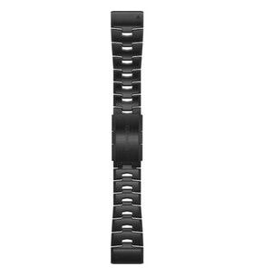 ŘEMÍNEK GARMIN QUICKFIT® 26 ODVĚTRÁVANÝ TITANOVÝ NÁRAMEK CARBON GREY DLC 010-12864-09 - STRAPS - ACCESSORIES