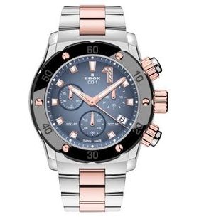 EDOX CO-1 CHRONOLADY QUARTZ CHRONOGRAPH 10255-357RMBUID - CO-1 - ZNAČKY