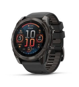 FENIX® 8 – 51 MM, AMOLED SAPPHIRE, CARBON GREY DLC S BLACK/GREY SILIKONOVÝM ŘEMÍNKEM 010-02905-21 - FENIX 8 51MM - ZNAČKY