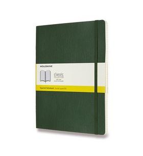 ZÁPISNÍK MOLESKINE VÝBĚR BAREV - MĚKKÉ DESKY - XL, ČTVEREČKOVANÝ 1331/11293 - DIÁŘE A ZÁPISNÍKY - OSTATNÍ