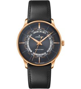 JUNGHANS MEISTER WORLDTIMER 27/5013.01 - WORLDTIMER - BRANDS