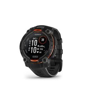 INSTINCT® 3 – 45 MM, SOLAR ČERNÉ S ČERNÝM PÁSKEM 010-02934-00 - INSTINCT 3 - ZNAČKY