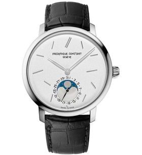 FREDERIQUE CONSTANT MANUFACTURE SLIMLINE MOONPHASE AUTOMATIC SECONDE/SECONDE/ LIMITED EDITION FC-705SOC4S6 - MANUFACTURE - WATCHES