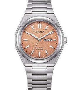 CITIZEN ZENSHIN ECO-DRIVE SUPER TITANIUM AW0130-85ZE - SUPER TITANIUM - BRANDS