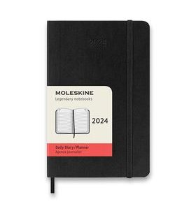 DIÁŘ MOLESKINE 2024 - MĚKKÉ DESKY - S, DENNÍ - VÝBĚR BAREV 1206/57220 - DIARIES AND NOTEBOOKS - ACCESSORIES