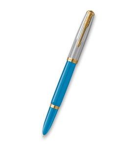 PLNICÍ PERO PARKER 51 PREMIUM TURQUOISE GT 1502/616907 - FOUNTAIN PENS - ACCESSORIES