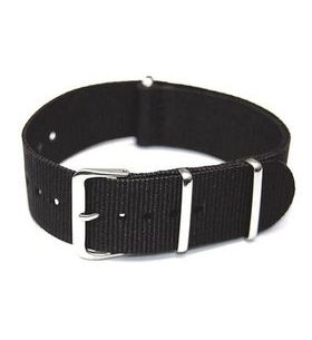 NATO STRAP BLACK 20 MM - STRAPS - ACCESSORIES