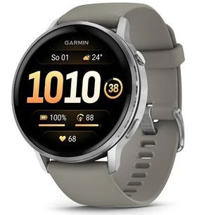 GARMIN VENU® 4 - 45 MM SILVER / SILVER GRAY SILIKONOVÝ ŘEMÍNEK 010-03014-01 - VENU 4 - BRANDS