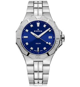 EDOX SPORT DELFIN DIVER DATE LADY 53020-3M-BUN - DELFIN - ZNAČKY
