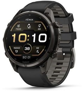 GARMIN FENIX® 9 PRO - 47 MM, CARBON GRAY DLC TITANIUM BLACK/PEBBLE 010-04336-16 - FENIX 9 PRO - ZNAČKY