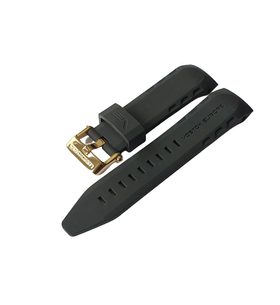 SILIKONOVÝ ŘEMÍNEK VOSTOK EUROPE 25MM PRO LUNOCHOD 6S21-620E277S - ZLATÁ SPONA - ŘEMÍNKY - OSTATNÍ