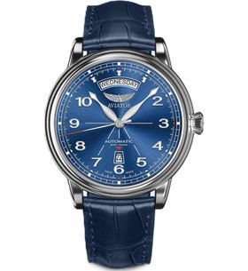 AVIATOR DOUGLAS DAY-DATE 45 AUTOMATIC V.3.44.0.401.4 - DOUGLAS DAY-DATE - ZNAČKY