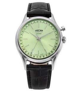 VULCAIN CRICKET PRESIDENT 36 MM - PISTACHIO GREEN - CRICKET PRESIDENT - ZNAČKY