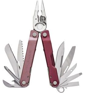 MULTITOOL LEATHERMAN REBAR HEATHERED CRANBERRY 833317 - PLIERS AND MULTITOOLS - ACCESSORIES