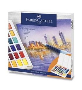 SADA AKVARELOVÉ BARVY FABER-CASTELL S PALETKOU - 48 BAREV 0144/1697480 - ACCESSORIES