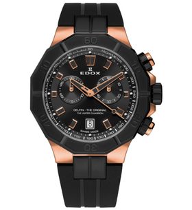 EDOX DELFIN QUARTZ CHRONOGRAPH 10113-37RNCA-NIR - DELFIN - ZNAČKY