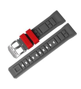 SILICONE STRAP VOSTOK EUROPE FOR SYSTEMA PERIODICUM - GREY - STRAPS - ACCESSORIES