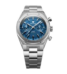 NIVADA GRENCHEN F77 CHRONOGRAPH MECAQUARTZ BLUE 38 MM - F77 - BRANDS