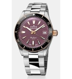 EDOX SKYDIVER 38 DATE AUTOMATIC 80131-357RNRM-VIO - SKYDIVER - ZNAČKY