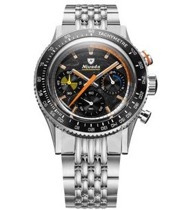 NIVADA GRENCHEN CHRONOKING MECAQUARTZ RACING CARBON - INTER. BEZEL - CHRONOMASTER - ZNAČKY
