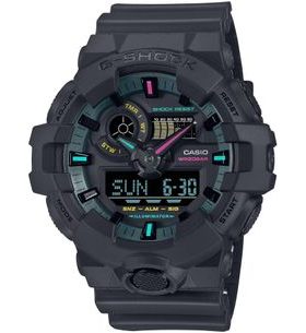 CASIO G-SHOCK GA-700MF-1AER MULTI-FLUORESCENT ACCENTS SERIES - G-SHOCK - BRANDS