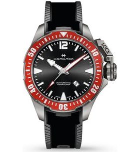 HAMILTON KHAKI NAVY KHAKI NAVY FROGMAN TITANIUM AUTO H77805335 - KHAKI NAVY - ZNAČKY