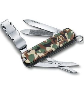 VICTORINOX NAIL CLIP 580 CAMOUFLAGE KNIFE - POCKET KNIVES - ACCESSORIES