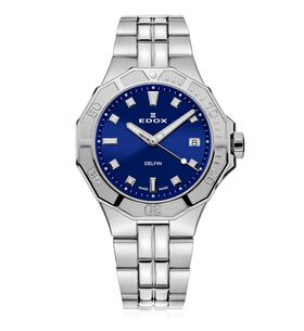 EDOX SPORT DELFIN DIVER DATE LADY 53020-3M-BUN - DELFIN - BRANDS