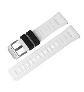 SILICONE STRAP VOSTOK EUROPE FOR SYSTEMA PERIODICUM - WHITE - STRAPS - ACCESSORIES