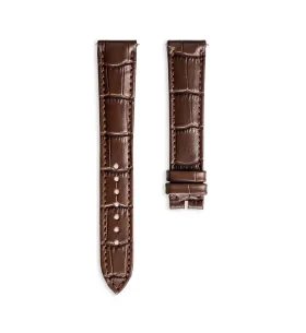 KOŽENÝ ŘEMÍNEK VULCAIN HNĚDÝ ALLIGATOR (CITES) - ŘEMÍNKY - OSTATNÍ