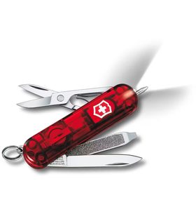 NŮŽ VICTORINOX SIGNATURE LITE ČERVENÝ TRANSPARENTNÍ 0.6226.T - KAPESNÍ NOŽE - OSTATNÍ