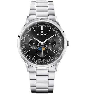 EDOX LES VAUBERTS MOONPHASE 40101-3M-NIN - LES VAUBERTS - BRANDS