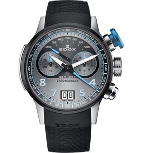 EDOX CHRONORALLY QUARTZ CHRONOGRAPH 38003-TINBU-GNBU - CHRONORALLY - ZNAČKY