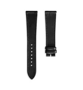 LEATHER STRAP VULCAIN PLAIN BLACK - STRAPS - ACCESSORIES