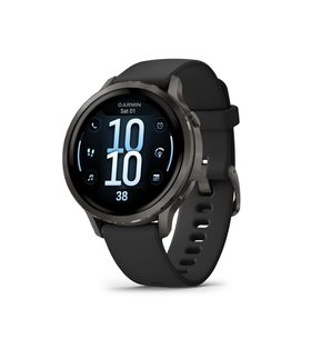 GARMIN VENU® 4 - 41 MM SLATE A ČERNÝ SILIKONOVÝ ŘEMÍNEK 010-03013-02 - VENU 4 - ZNAČKY