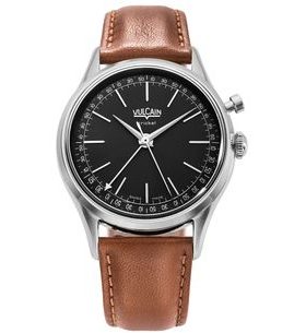 VULCAIN CRICKET PRESIDENT 39 MM - BLACK - CRICKET PRESIDENT - ZNAČKY