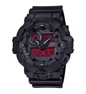 CASIO G-SHOCK GA-700BBR-1AER BLACK AND BOLD RED SERIES - G-SHOCK - ZNAČKY
