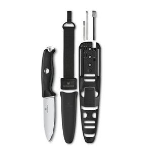 NŮŽ VICTORINOX S PEVNOU ČEPELÍ VENTURE PRO BLACK 3.0903.3F - DÝKY A NOŽE - OSTATNÍ