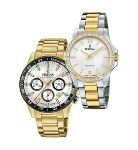 SET FESTINA TIMELESS CHRONOGRAPH 20634/1 A 20594/1 - WATCHES FOR COUPLES - WATCHES