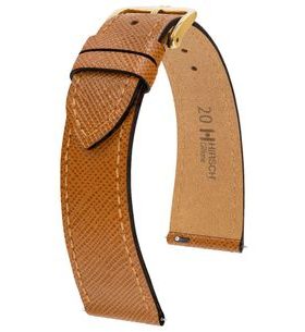 ŘEMÍNEK HIRSCH GIFFONE - ZLATOHNĚDÝ - STRAPS - ACCESSORIES