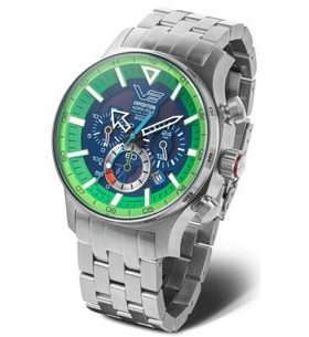 VOSTOK EUROPE EXPEDITION NORTH POLE SOLAR POWER CHRONOGRAPH VR42-595A733B - EXPEDITION NORTH POLE - ZNAČKY