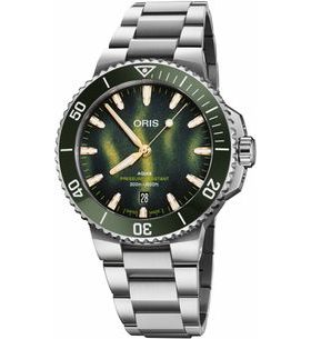 ORIS AQUIS DATE 41,5 MM KELP FOREST LIMITED EDITION 01 733 7787 4187-SET - AQUIS - BRANDS