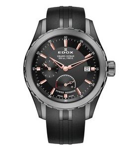 EDOX GRAND OCEAN POWER RESERVE 94500-357GNCA-NIR - GRAND OCEAN - ZNAČKY